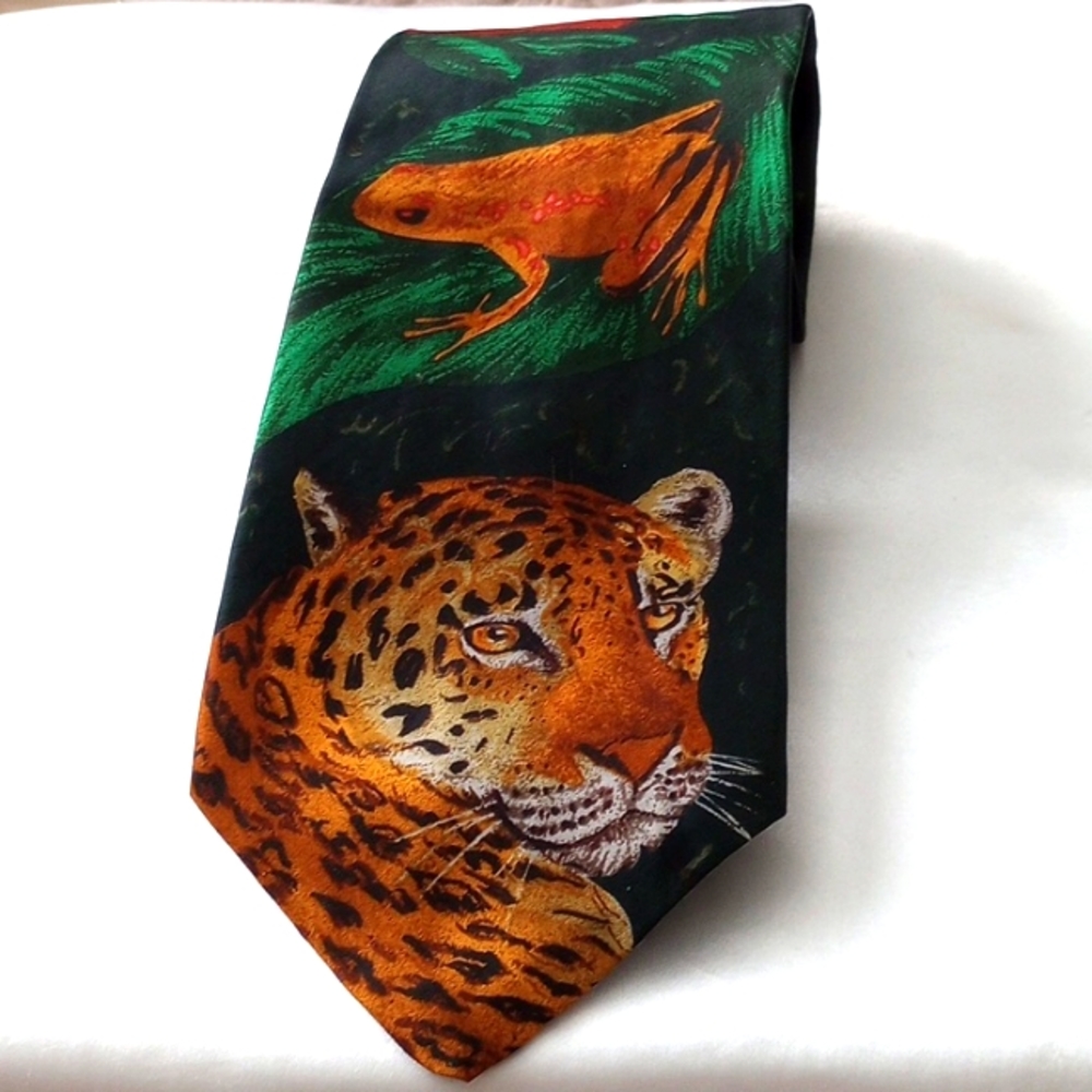 Vintage 1995 " Jaguar" Tie.